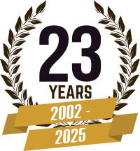 23 year anniversary badge