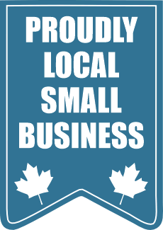 Proudly local business badge